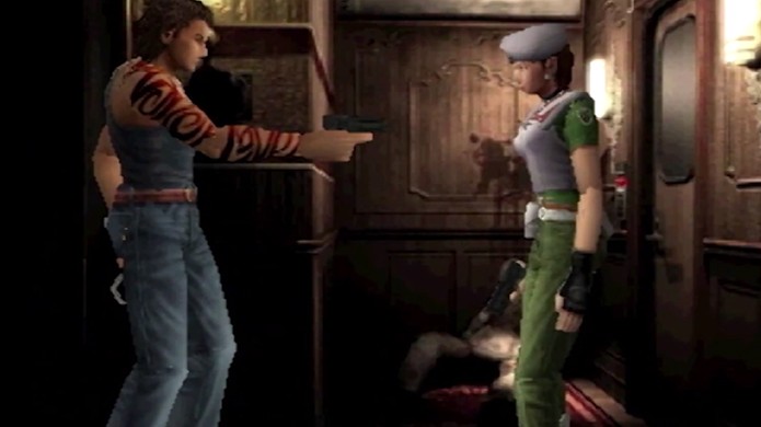 Resident Evil 0 ainda em sua fase de protótipo para o Nintendo 64 (Foto: Reprodução/YouTube)