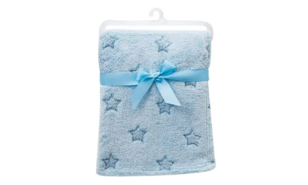 Cobertor azul com estampa de estrelinhas (Foto: Reprodução/Amazon)