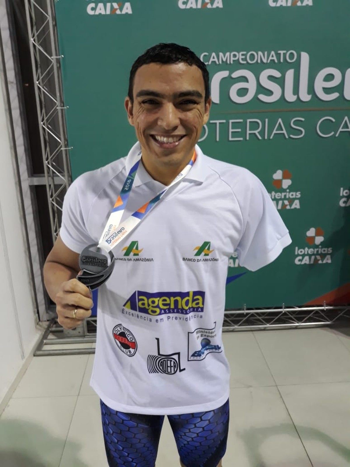 Nadador Paralímpico Amazonense Conquista Prata No Brasileiro Em São Paulo Am Ge
