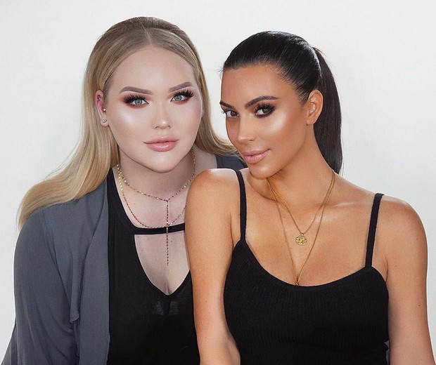 Nikkie Tutorials e Kim Kardashian (Foto: Reprodução/Instagram)