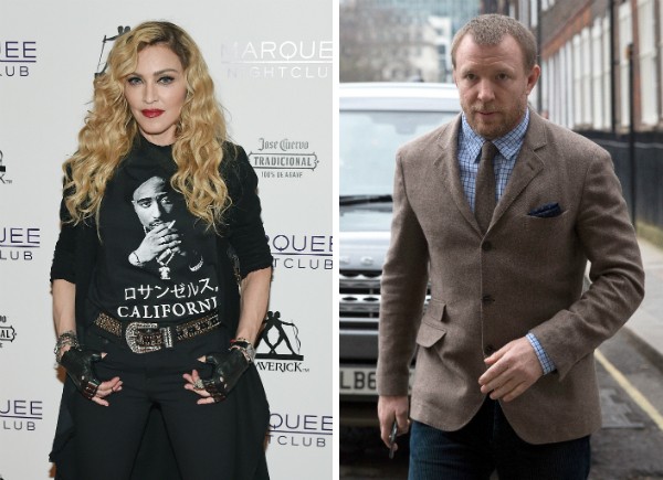 A cantora Madonna e seu ex, o diretor Guy Ritchie (Foto: Getty Images)