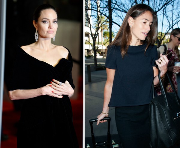 A atriz Angelina Jolie e a advogada Laura Wasser (Foto: Getty Images)