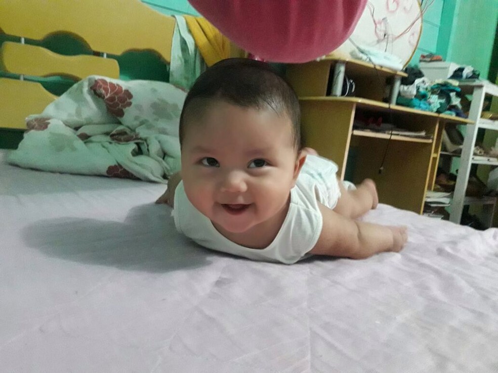 Bebê de 10 meses morreu no domingo (8), após ser atendido pelo médico (Foto: Reprodução/Arquivo Pessoal)
