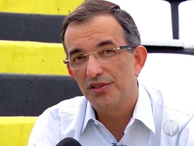 Fabiano Teixeira de Souza, prefeito de Serrinha (Foto: ReproduÃ§Ã£o/Inter TV Cabugi)