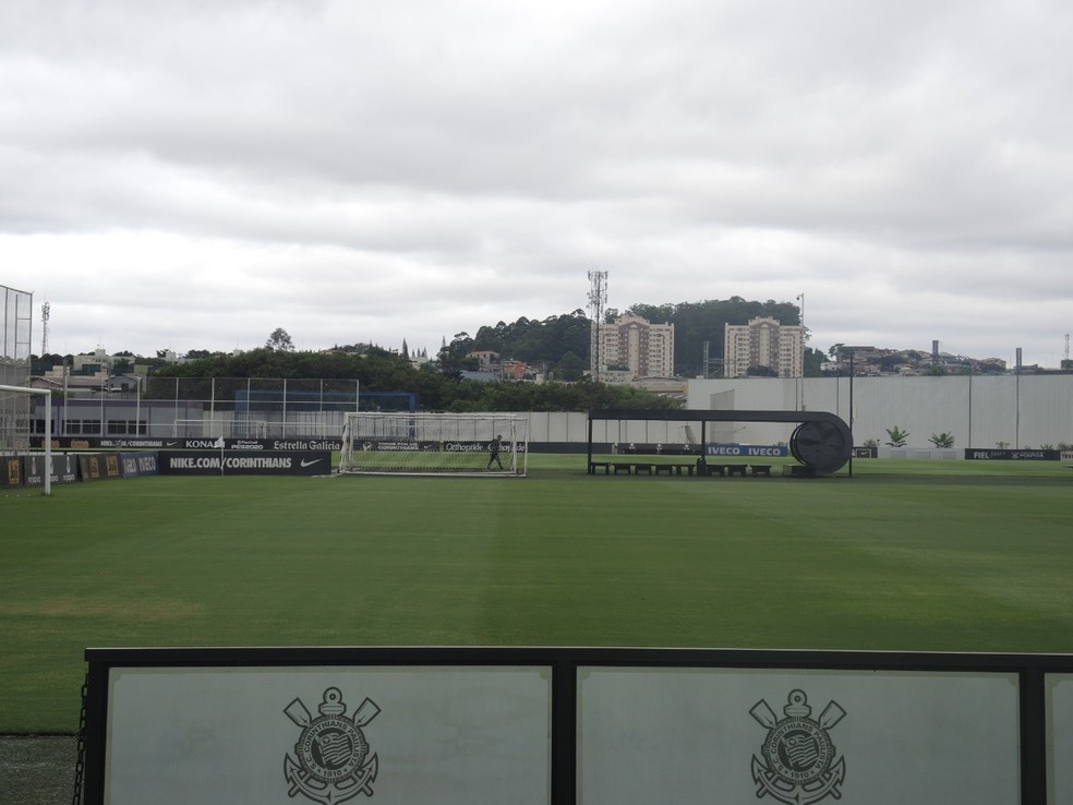 CT do Corinthians estaria disponível para o Athletico, segundo o presidente do clube — Foto: Ana Canhedo