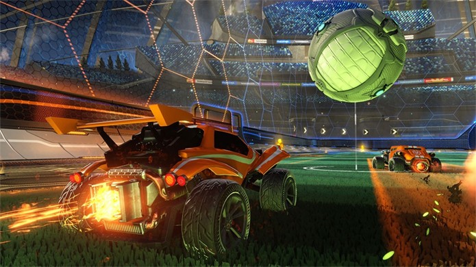 Rocket League traz um esporte caótico com corrida de carros e uma bola gigante para o PlayStation 4 (Foto: Reprodução/IGN)