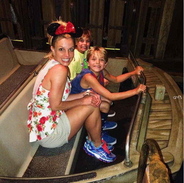 Britney Spears e os filhos (Foto: Instagram)