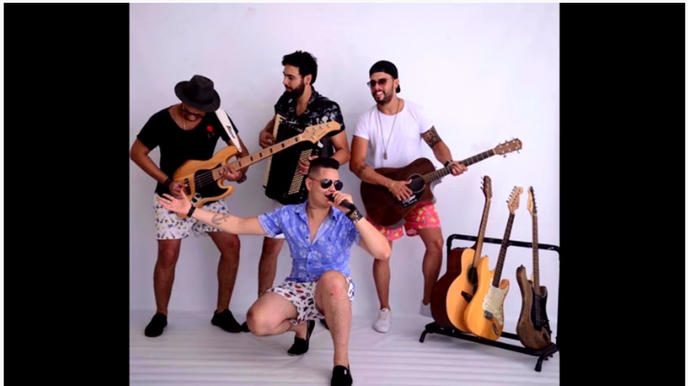 Grupo Stilo Universitário lança música nova e emociona fãs e familiares de Ibitinga — Foto: Youtube/Reprodução