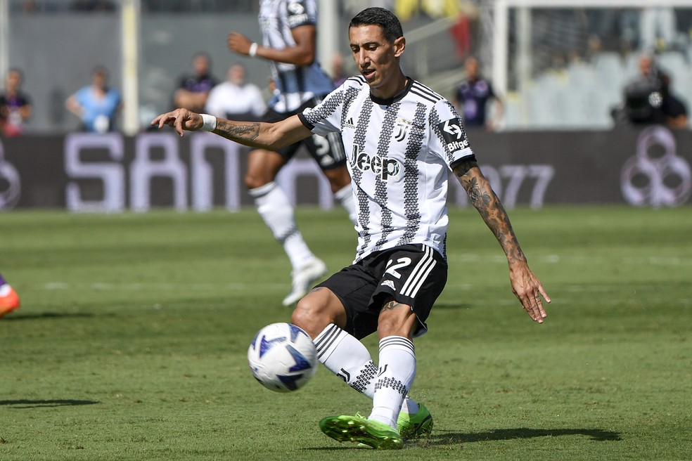 Angel Di María não vai jogar pela Juventus contra o PSG pela Liga dos Campeões — Foto: Getty Images
