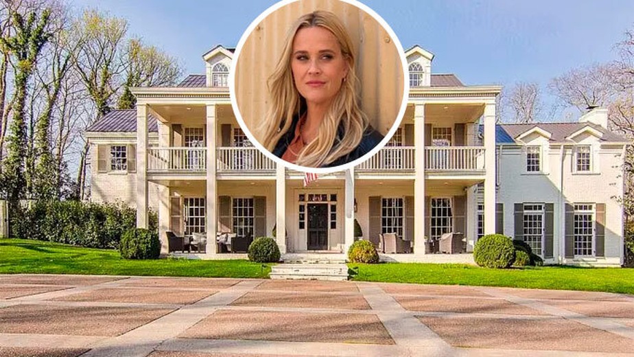 Mansão de Reese Witherspoon que está à venda em Nashville é considerada um imóvel histórico