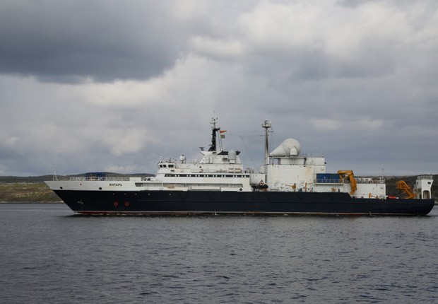 Yantar, barco de pesquisas da Rússia (Foto: wikimedia commons)
