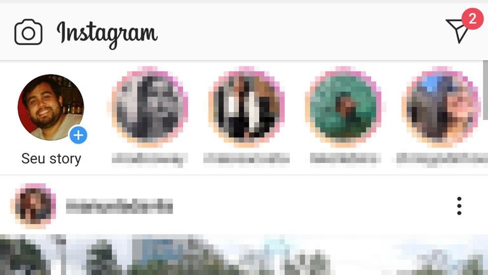 Botão do IGTV foi removido da tela principal do Instagram — Foto: Reprodução/Paulo Alves