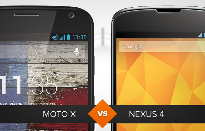 Moto X ou Nexus 4? Confira o vencedor no comparativo do TechTudo (Foto: Arte/TechTudo)