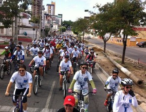 Passeio Ciclístico Polícia Civil Caruaru (Foto: Danilo César / TV Asa Branca)