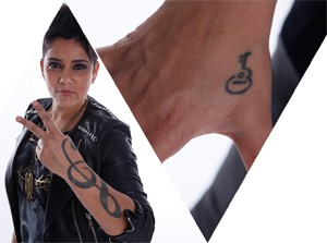 tatuagem Nise Palhares (Foto: The Voice Brasil/TV Globo)