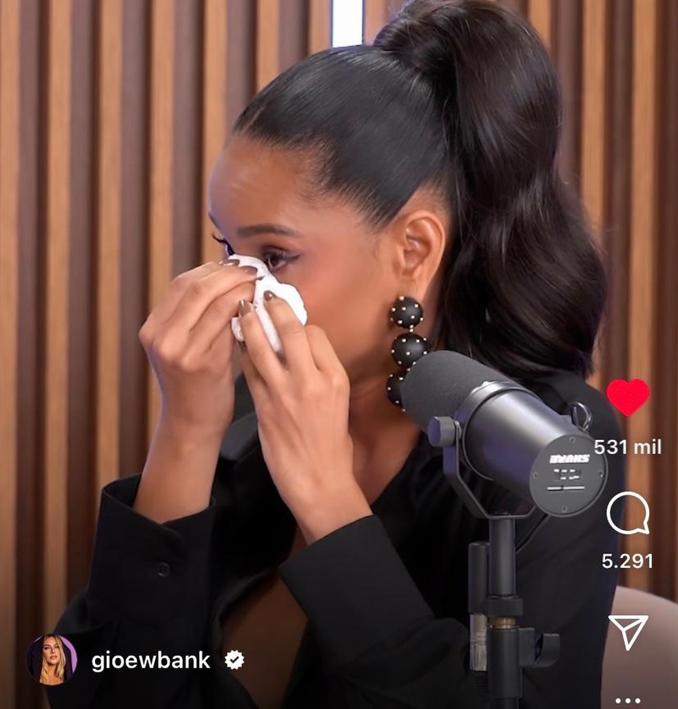 Taís Araujo se emocionou ao falar sobre racismo em podcast de Giovanna Ewbank e Fernanda Paes Lema  — Foto: Reprodução/Instagram