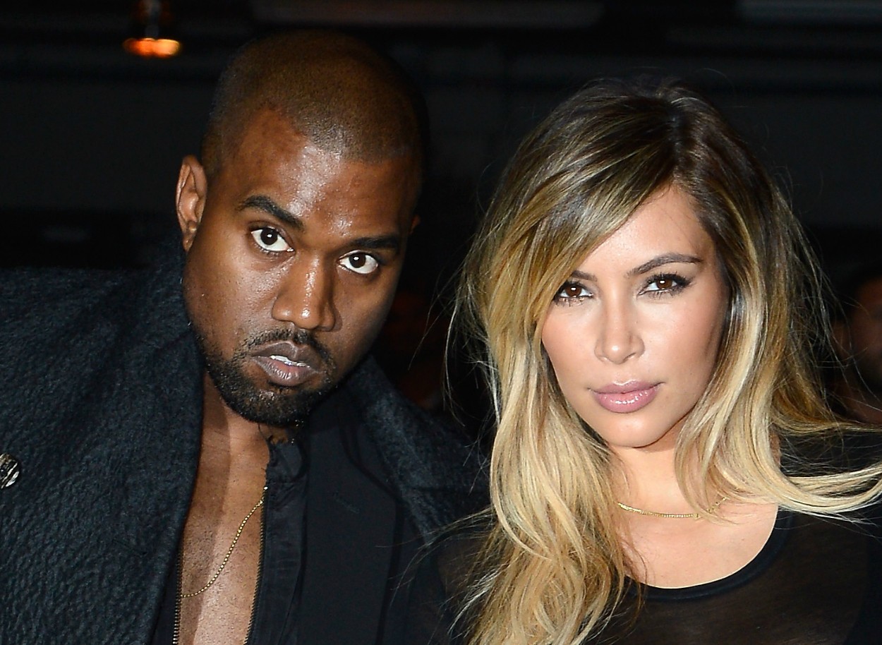 Kim Kardashian e Kanye West. (Foto: Getty Images)