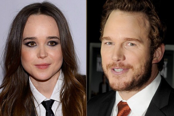 Ellen Page e Chris Pratt  (Foto: Reprodução Instagram)