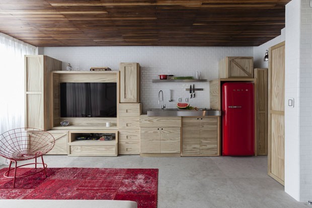 23 ideias de móveis planejados para apartamentos pequenos (Foto: Reprodução/Divulgação)
