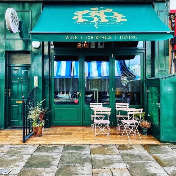 Restaurante Bertie Blossoms, do cantor Ed Sheeran  (Foto: Reprodução/Instagram Bertie Blossoms)