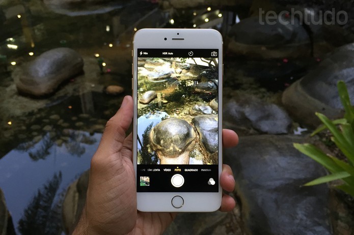 iPhone 6 tem câmera capaz de registrar ótimas imagens (Foto: Lucas Mendes/TechTudo)