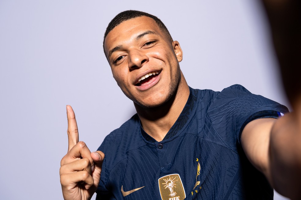 Mbappé é o jogador de futebol mais bem pago do mundo — Foto:  Michael Regan - FIFA/FIFA via Getty Images