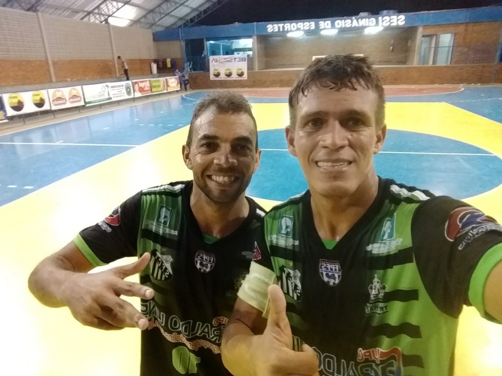 Rony e Diego são os jogadores mais experientes do time. — Foto: Arquivo Pessoal/ Leandro do Nascimento Silva
