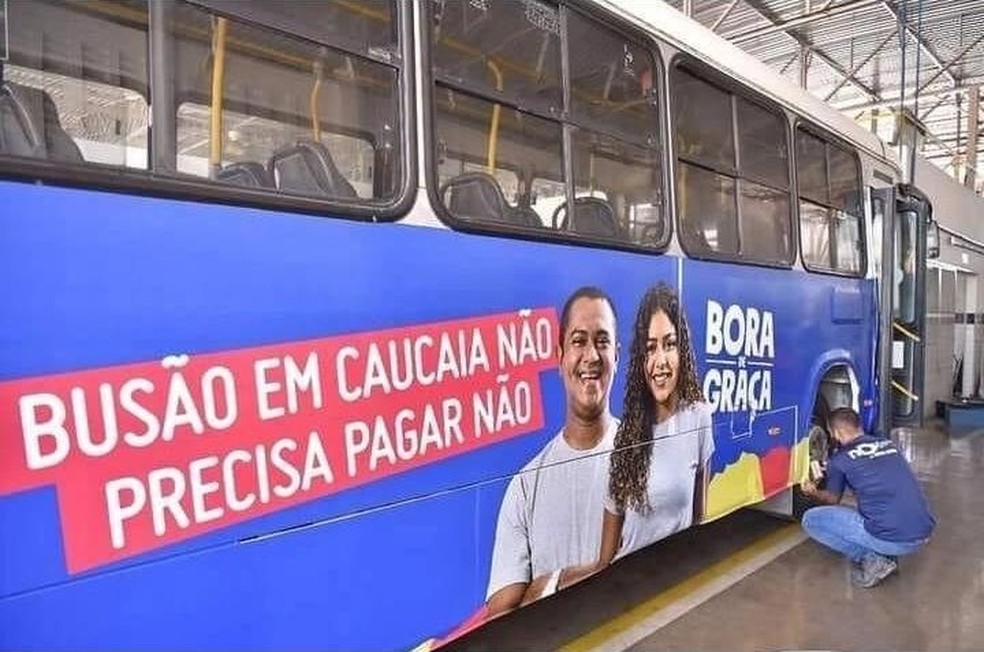 Caucaia, na Grande Fortaleza, passa a ter passagem de ônibus gratuita — Foto: Divulgação