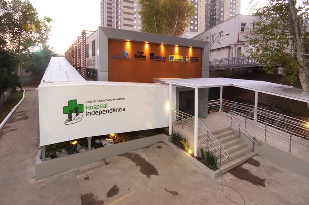 Obra hospitalar em Porto Alegre para pacientes com coronavírus fica pronta em tempo recorde  (Foto: Marcos Alexandre / SKYFOTO)