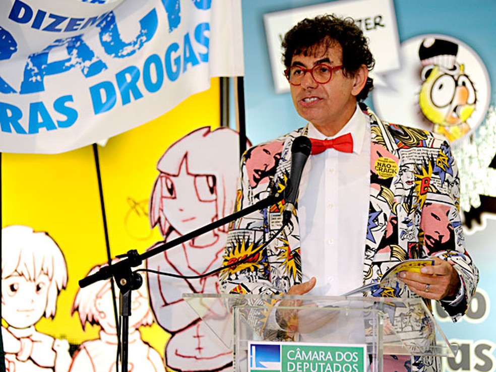 O artista gráfico Daniel Azulay — Foto: Lucio Bernardo Jr./Câmara dos Deputados