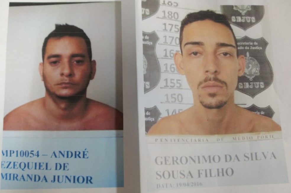 Foragidos suspeitos de matar empresário dono de pet shop em Porto Velho — Foto: Polícia Civil / Divulgação 