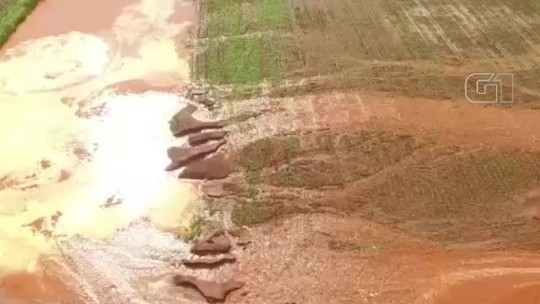 Rios cristalinos de MS viram 'mar de lama' após enxurrada com resíduos de manejo de solo; veja vídeo