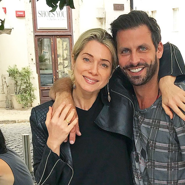 Letícia Spiller e Henri Castelli se encontram em Lisboa (Foto: Reprodução/Instagram)