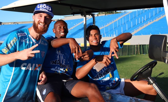 Diego Jardel, Caio César e Renato (Foto: Jamira Furlani/Avaí FC)