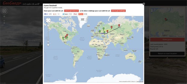 Conheça o GeoGuessr, site que propõe desafios usando o Google Maps