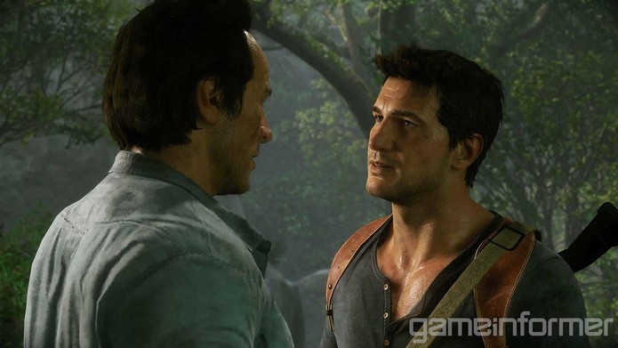 Drake e Sam se encontrarão muitas vezes durante Uncharted 4 (Foto: Reprodução/Gameinformer)