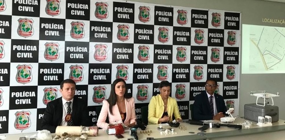 Operação policial prendeu 20 pessoas em dois anos de investigação no Ceará (Foto: SSPDS/Divulgação)