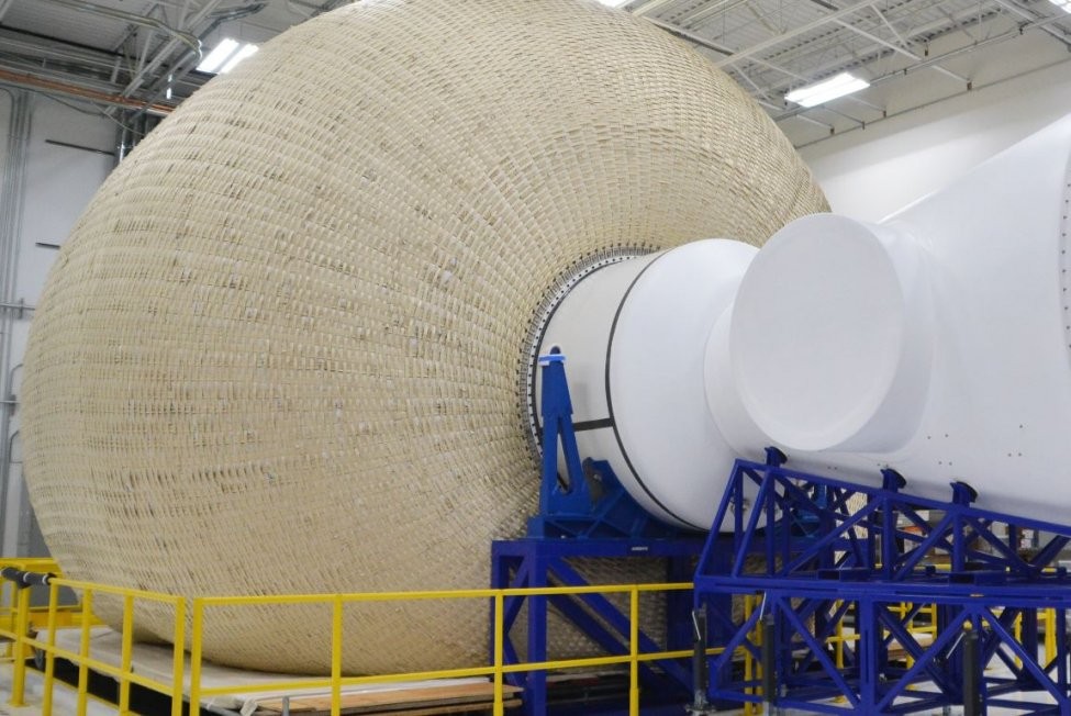 Projeto de módulo da futura estação espacial inflável (Foto: Divulgação/Sierra Nevada Corp.)