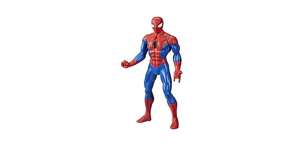 Miniatura do Homem-Aranha ilustra o herói com seu uniforme clássico (Foto: Reprodução/Amazon)