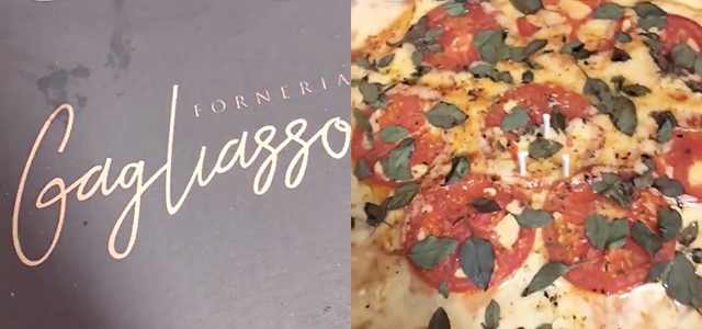 Bruna Marquezine recebe pizza de Gagliasso (Foto: Reprodução/Instagram)