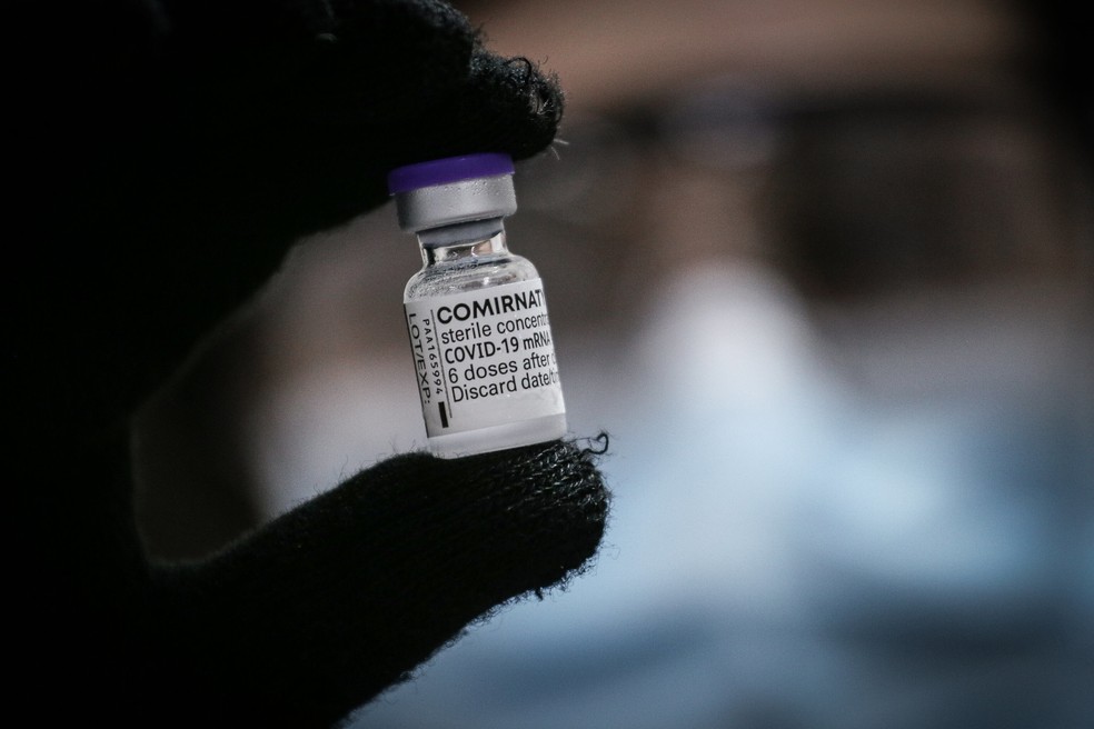 Distrito Federal recebe doses da vacina Pfizer/BioNTech — Foto:  Breno Esaki/Agência Saúde DF