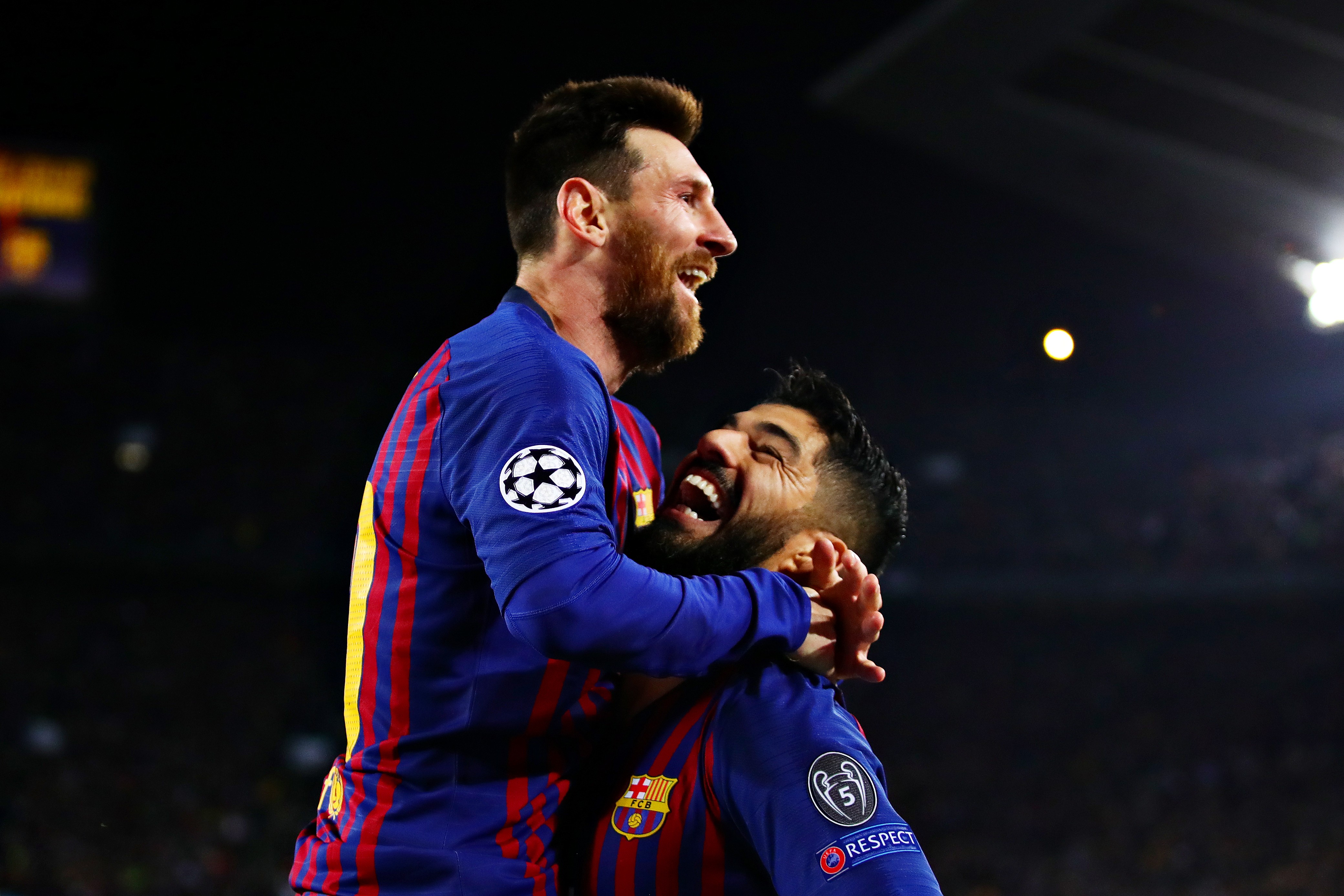 Messi e Suárez já cansaram de comemorar gols juntos no Barcelona (Foto: Getty Images)