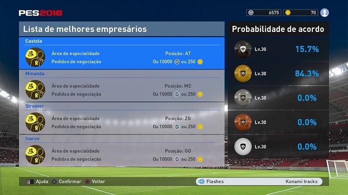 Empresários vendem jogadores por posições (Foto: Reprodução/Thiago Barros)