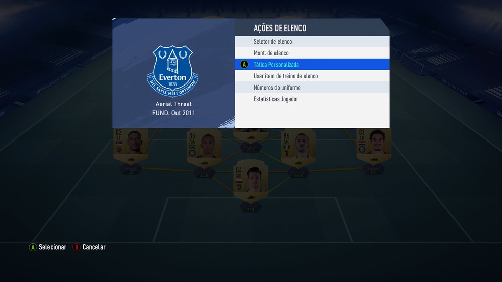 FIFA 19: como usar o novo sistema de Táticas Dinâmicas — Foto: Reprodução/Murilo Molina