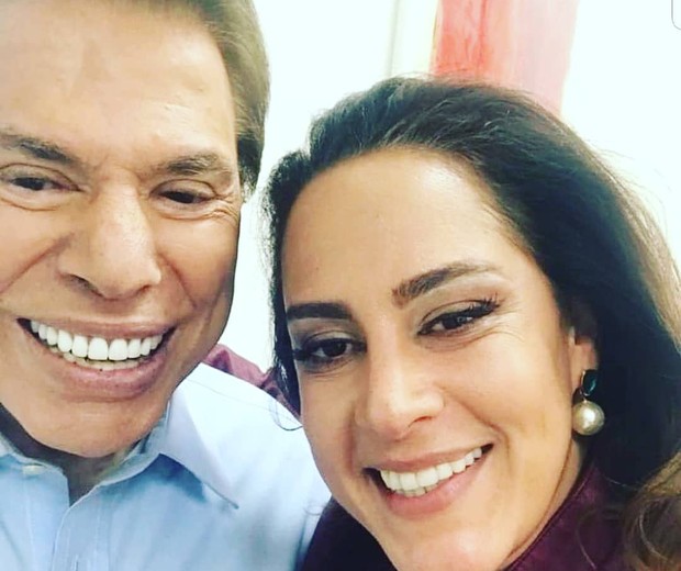 Silvio Santos e Silvia Abravanel (Foto: Reprodução/Instagram)