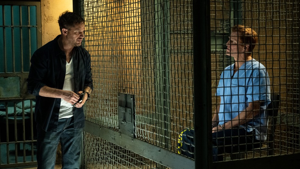 Tom Hardy e Woody Harrelson em cena do filme 'Venom - Tempo de Carnificina' — Foto: Divulgação / Sony Pictures