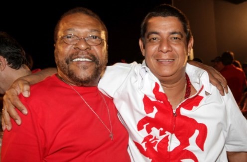 Com Martinho da Vila em evento de homenagem a São Jorge, 2009