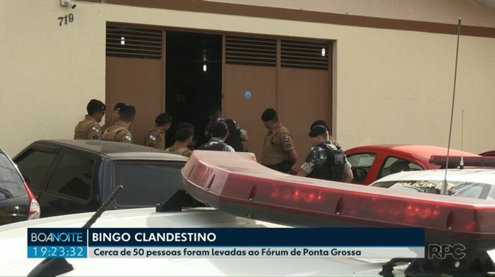 Bingo Clandestino E Fechado Pela Policia Depois De Denuncia Anonima Em Ponta Grossa Campos Gerais E Sul G1