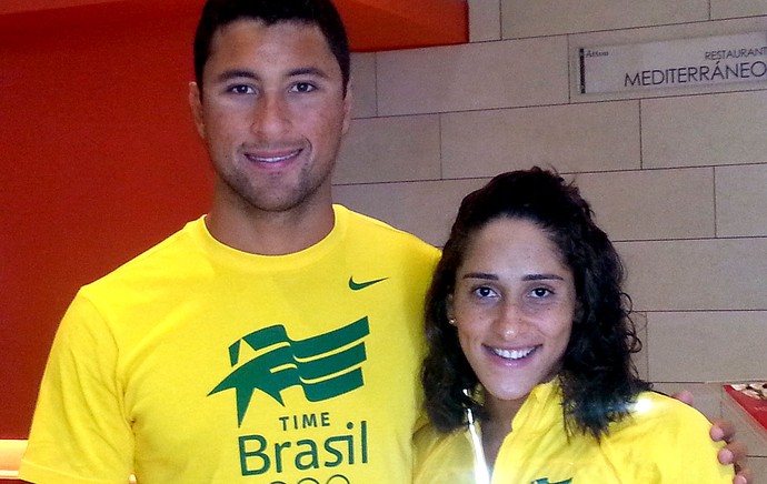 Felipe lima e Daynara de Paula equipe Brasil (Foto: Marcello Pires)