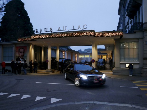 Hotel onde os dirigentes da Fifa foram presos na Suiça (Foto: Arnd Wiegmann/Reuters)